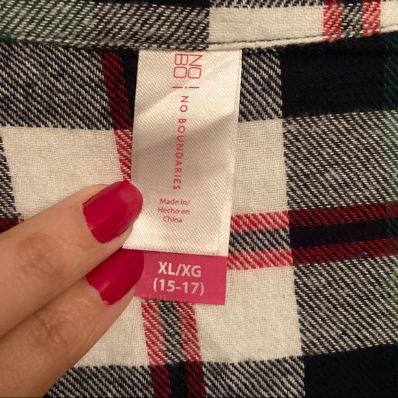 Green Flannel Button Down - Picture 8 of 8